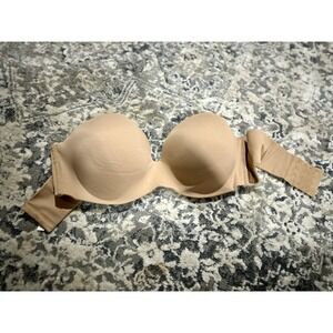 Ambrielle Women's Nude Strapless Bra Size 44D